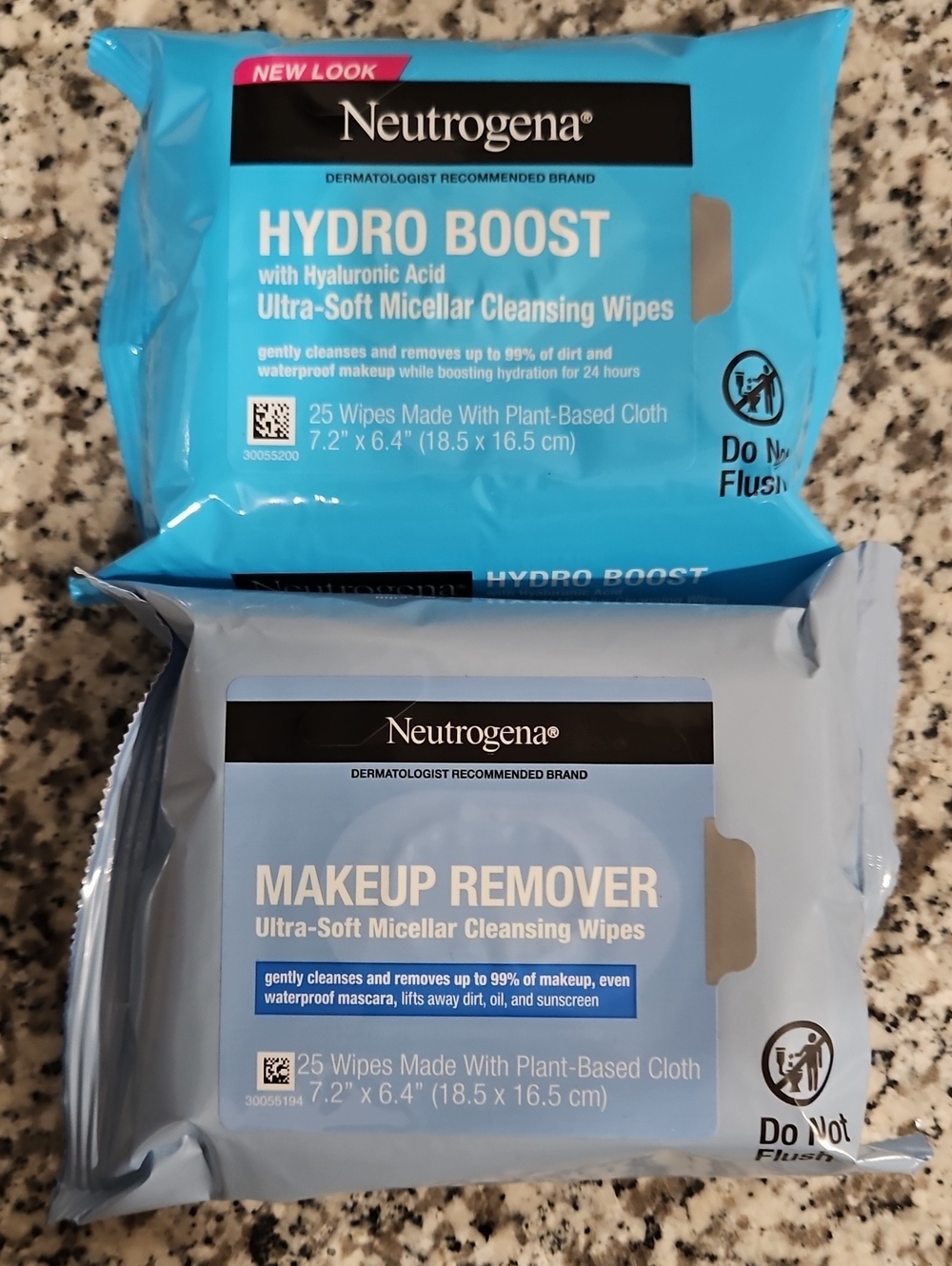 2x Neutrogena Makeup remover Wipes